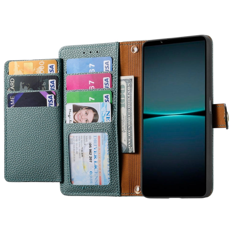 For Sony Xperia 1 IV Love Zipper Lanyard Leather Phone Case