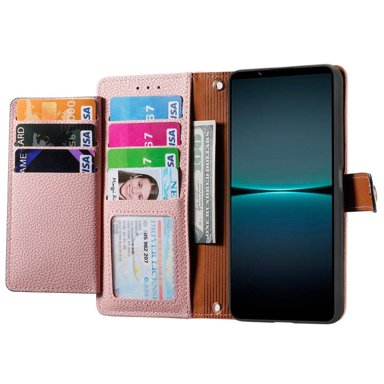 For Sony Xperia 1 IV Love Zipper Lanyard Leather Phone Case