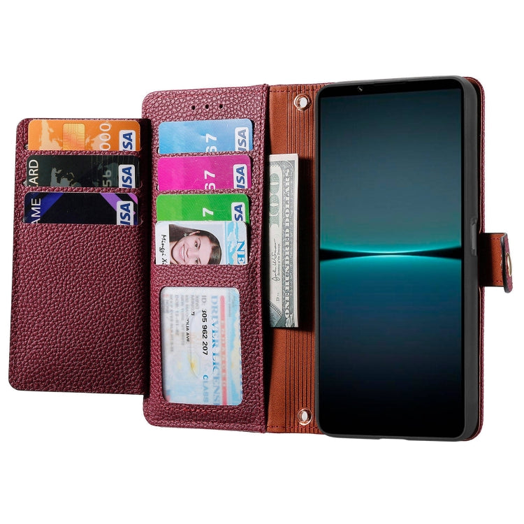 For Sony Xperia 1 IV Love Zipper Lanyard Leather Phone Case