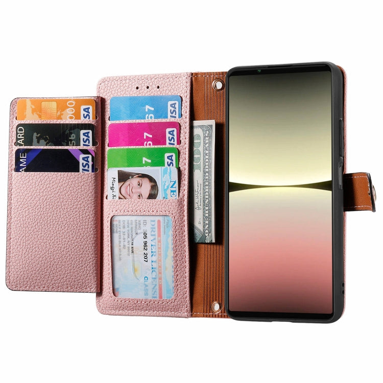 For Sony Xperia 5 IV Love Zipper Lanyard Leather Phone Case