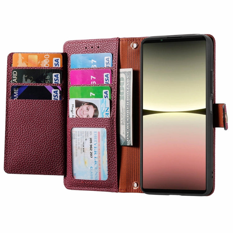 For Sony Xperia 5 IV Love Zipper Lanyard Leather Phone Case