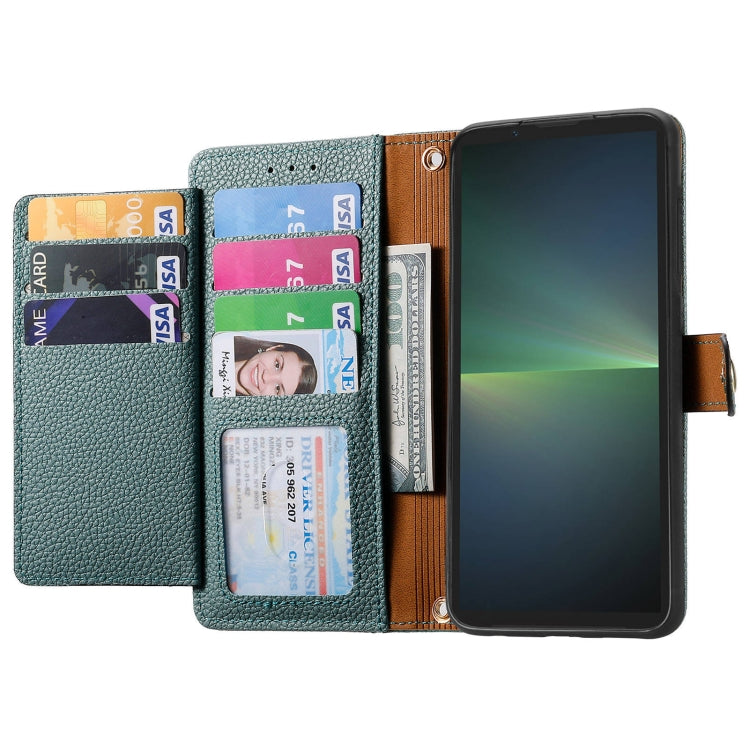 For Sony Xperia 5 V Love Zipper Lanyard Leather Phone Case
