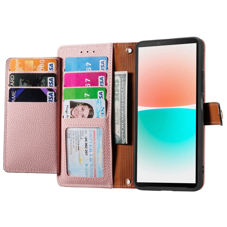 For Sony Xperia 10 IV Love Zipper Lanyard Leather Phone Case