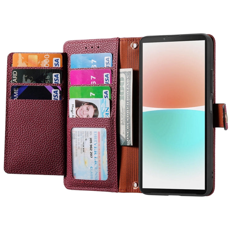 For Sony Xperia 10 IV Love Zipper Lanyard Leather Phone Case