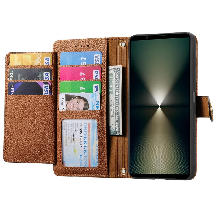 For Sony Xperia 10 VI Love Zipper Lanyard Leather Phone Case