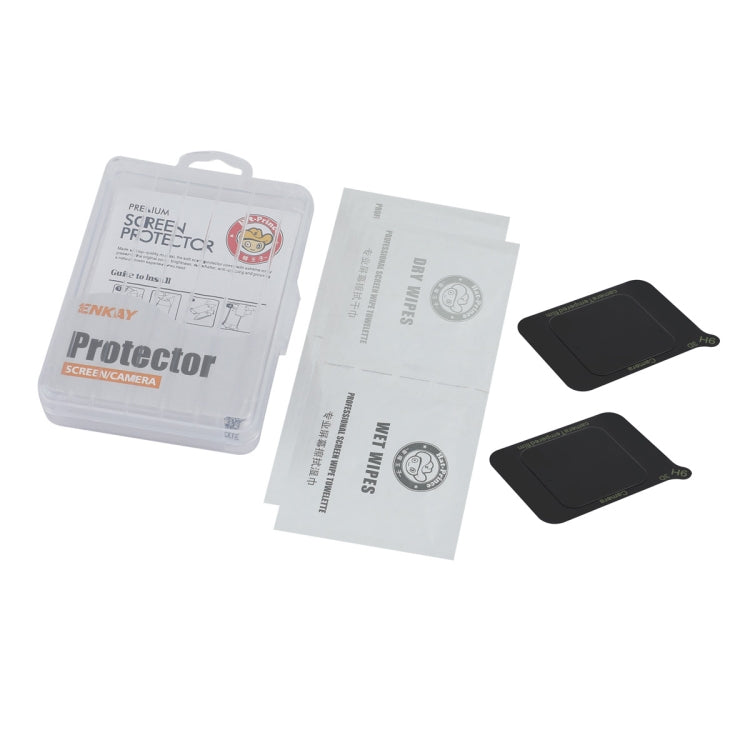 For Xiaomi 15 2pcs ENKAY Hat-Prince 9H Rear Camera Lens Tempered Glass Film - Transparent