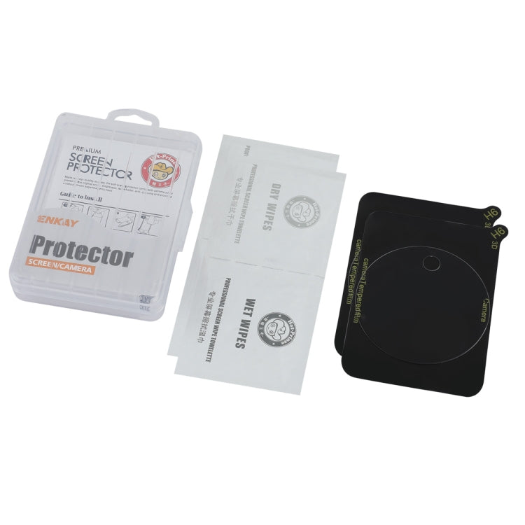 For Redmi A3 2pcs ENKAY Hat-Prince 9H Rear Camera Lens Tempered Glass Film - Transparent