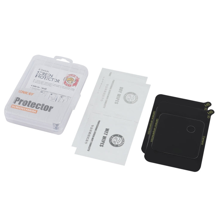 For Xiaomi 14 Pro 2pcs ENKAY Hat-Prince 9H Rear Camera Lens Tempered Glass Film - Transparent