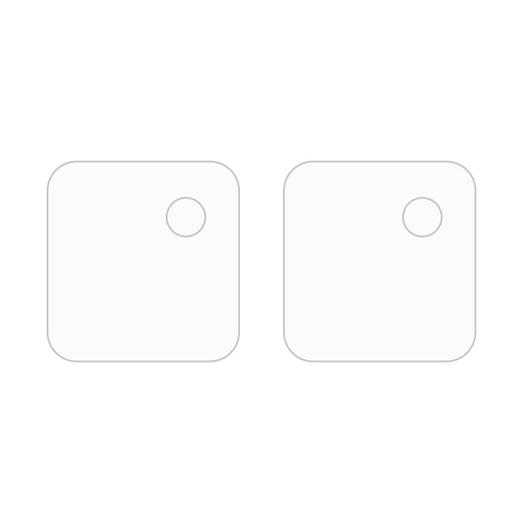 For Xiaomi 14 2pcs ENKAY Hat-Prince 9H Rear Camera Lens Tempered Glass Film - Transparent
