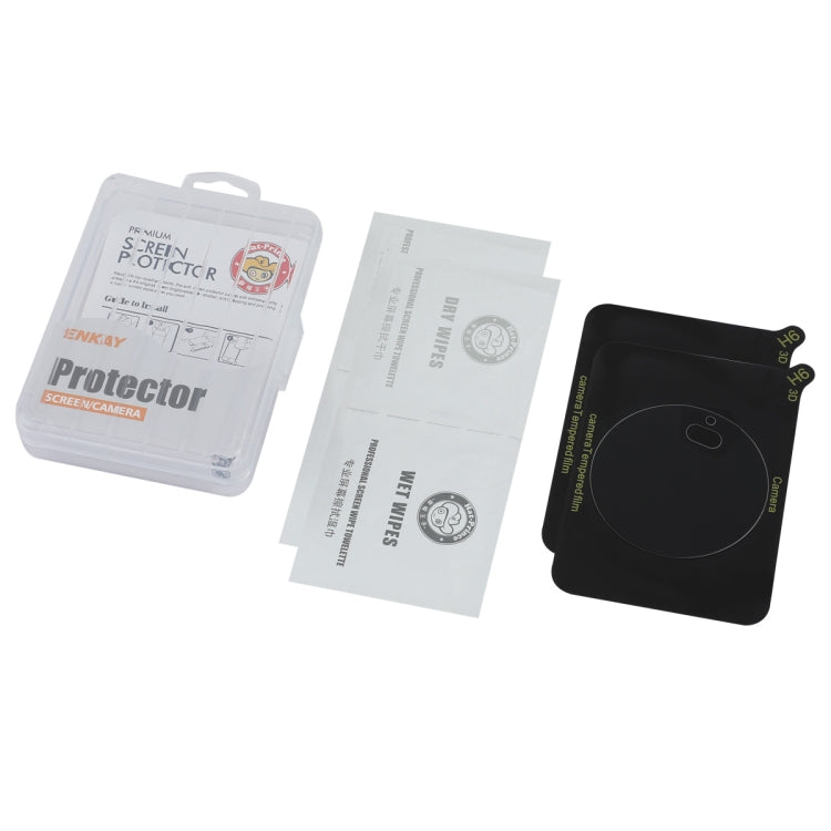 For Xiaomi 13 Ultra 2pcs ENKAY Hat-Prince 9H Rear Camera Lens Tempered Glass Film - Transparent