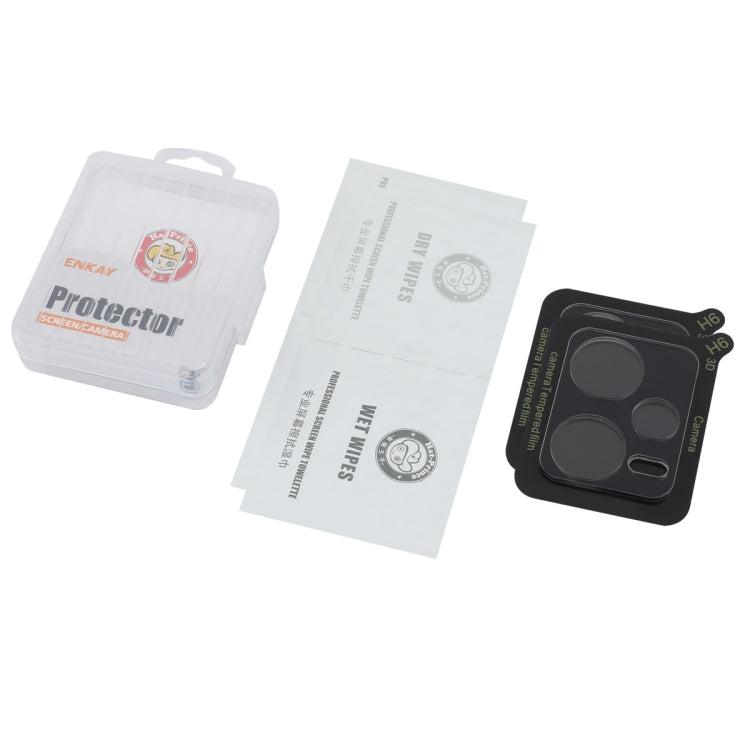 For Redmi Note 12 5G 2pcs ENKAY Hat-Prince 9H Rear Camera Lens Tempered Glass Film - Transparent