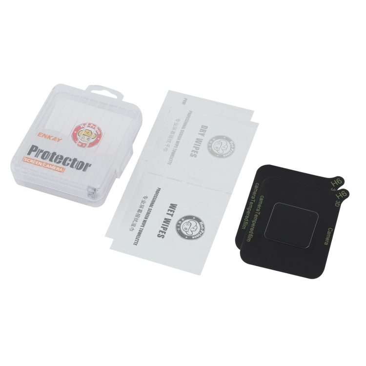 For Xiaomi 12T Pro 2pcs ENKAY Hat-Prince 9H Rear Camera Lens Tempered Glass Film - Transparent