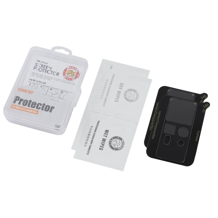 For Xiaomi Mix Fold 2 2pcs ENKAY Hat-Prince 9H Rear Camera Lens Tempered Glass Film - Transparent