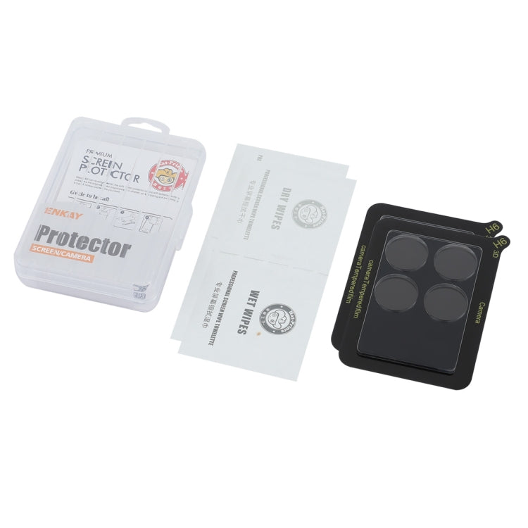 For Redmi K70 / K70 Pro / K70E 2pcs ENKAY Hat-Prince 9H Rear Camera Lens Tempered Glass Film - Transparent