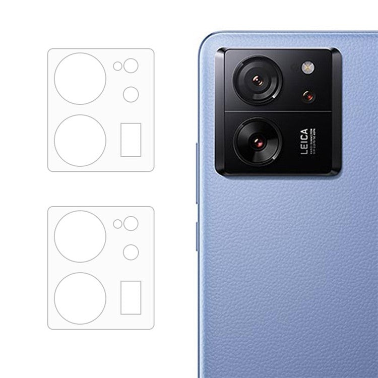 For Xiaomi 13T / 13T Pro 2pcs ENKAY Hat-Prince 9H Rear Camera Lens Tempered Glass Film - Transparent