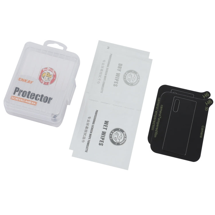 For Redmi K60 / K60 Pro / Poco F5 Pro 2pcs ENKAY Hat-Prince 9H Rear Camera Lens Tempered Glass Film - Transparent