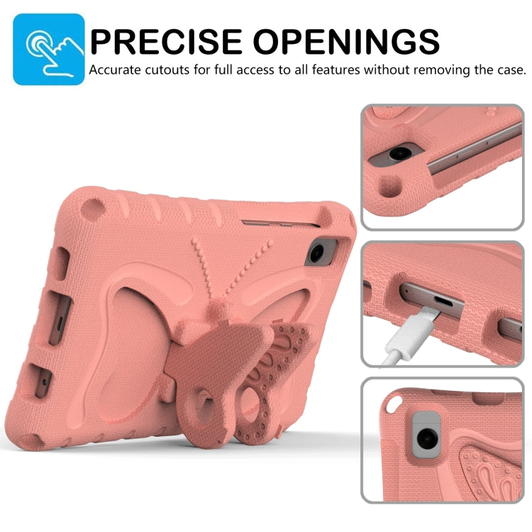 For Samsung Galaxy Tab A7 Lite T220 Butterfly Bracket EVA Shockproof Tablet Case