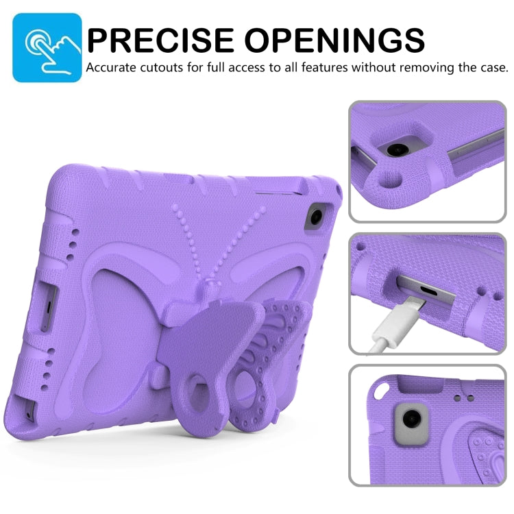 For Samsung Galaxy Tab A11+ / A9+ Butterfly Bracket EVA Shockproof Tablet Case