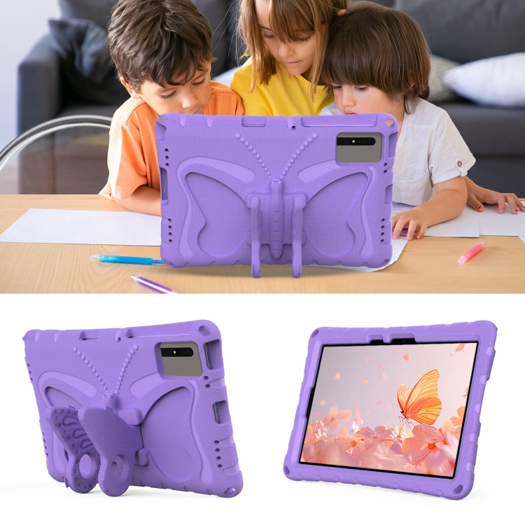 For Samsung Galaxy Tab S9 FE X510 Butterfly Bracket EVA Shockproof Tablet Case