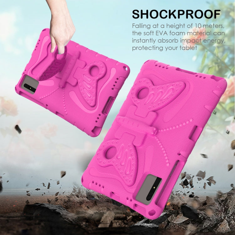 For Samsung Galaxy Tab S9 FE X510 Butterfly Bracket EVA Shockproof Tablet Case