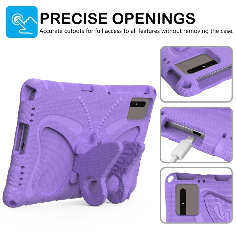 For Samsung Galaxy Tab S7 T870 Butterfly Bracket EVA Shockproof Tablet Case
