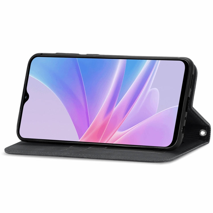 For OPPO A78 4G Retro Skin Feel Magnetic Flip Leather Phone Case