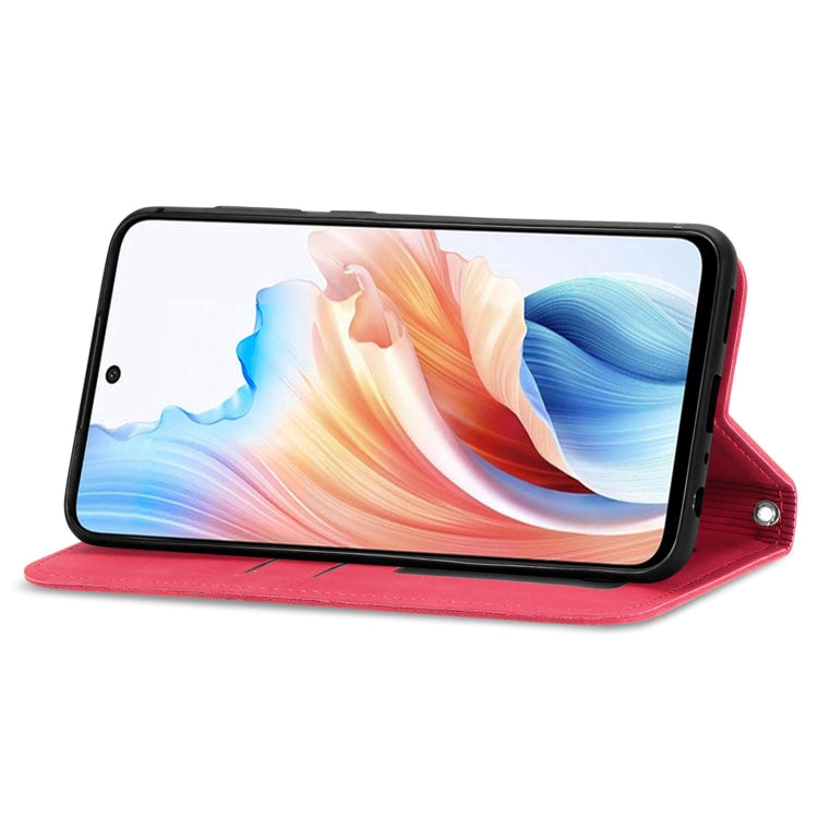 For OPPO A2  5G Retro Skin Feel Magnetic Flip Leather Phone Case