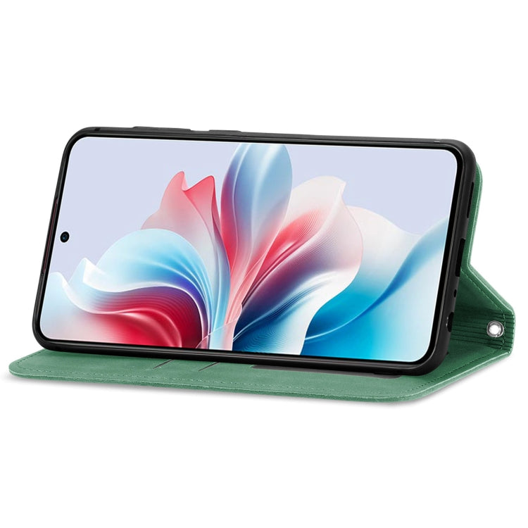 For OPPO Reno11 F 5G Retro Skin Feel Magnetic Flip Leather Phone Case