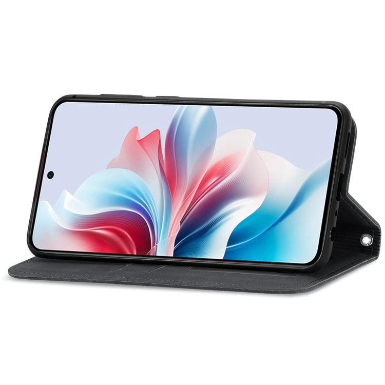 For OPPO Reno11 F 5G Retro Skin Feel Magnetic Flip Leather Phone Case