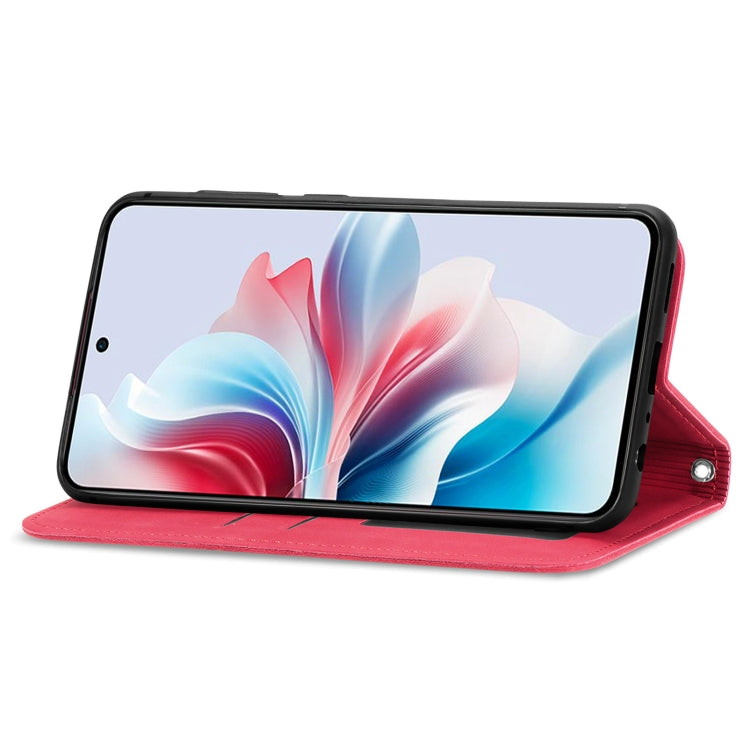 For OPPO Reno11 F 5G Retro Skin Feel Magnetic Flip Leather Phone Case