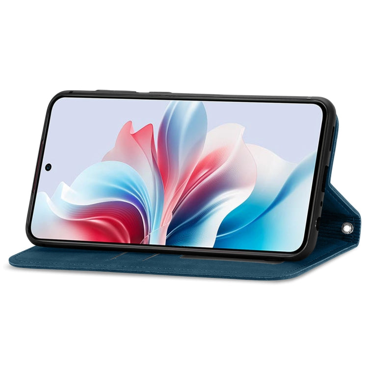 For OPPO Reno11 F 5G Retro Skin Feel Magnetic Flip Leather Phone Case