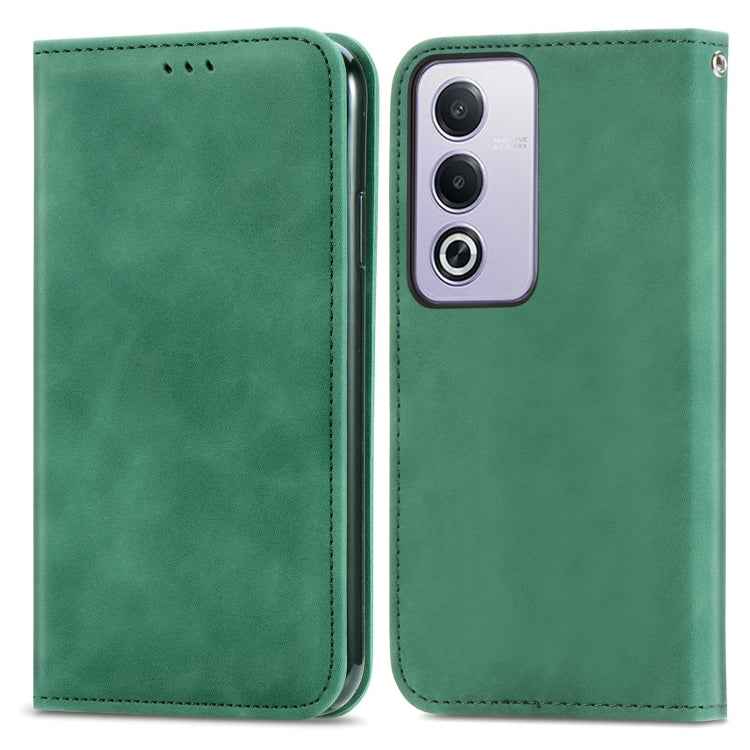 For OPPO A3 Pro Retro Skin Feel Magnetic Flip Leather Phone Case