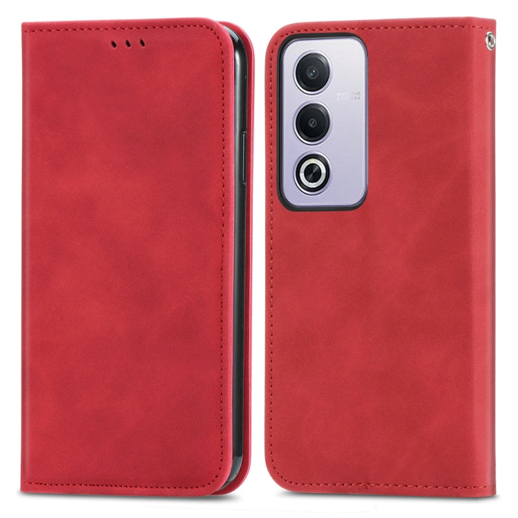 For OPPO A3 Pro Retro Skin Feel Magnetic Flip Leather Phone Case