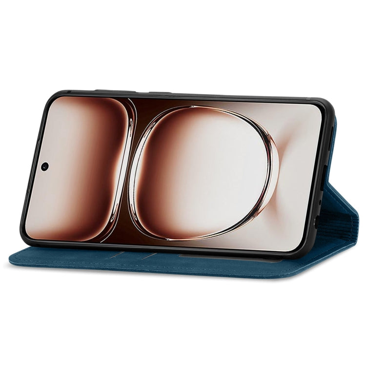 For OPPO A3X Retro Skin Feel Magnetic Flip Leather Phone Case