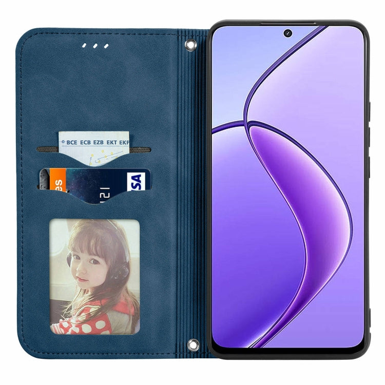 For Realme 13 Pro Retro Skin Feel Magnetic Flip Leather Phone Case