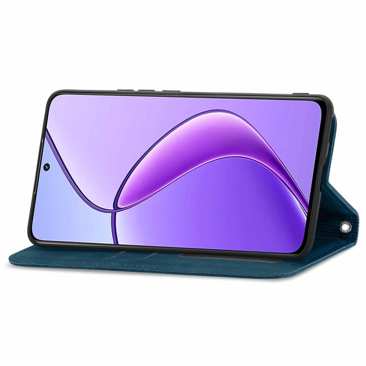 For Realme 13 Pro Retro Skin Feel Magnetic Flip Leather Phone Case