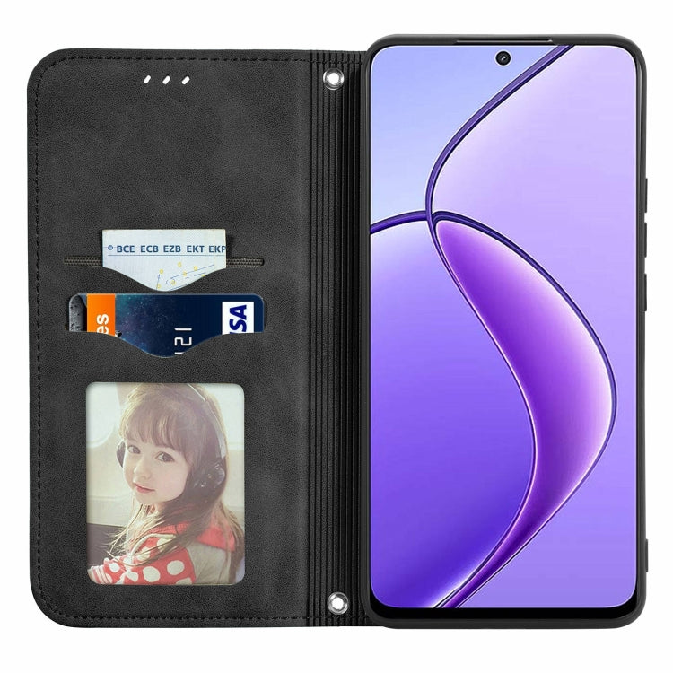 For Realme 13 Retro Skin Feel Magnetic Flip Leather Phone Case