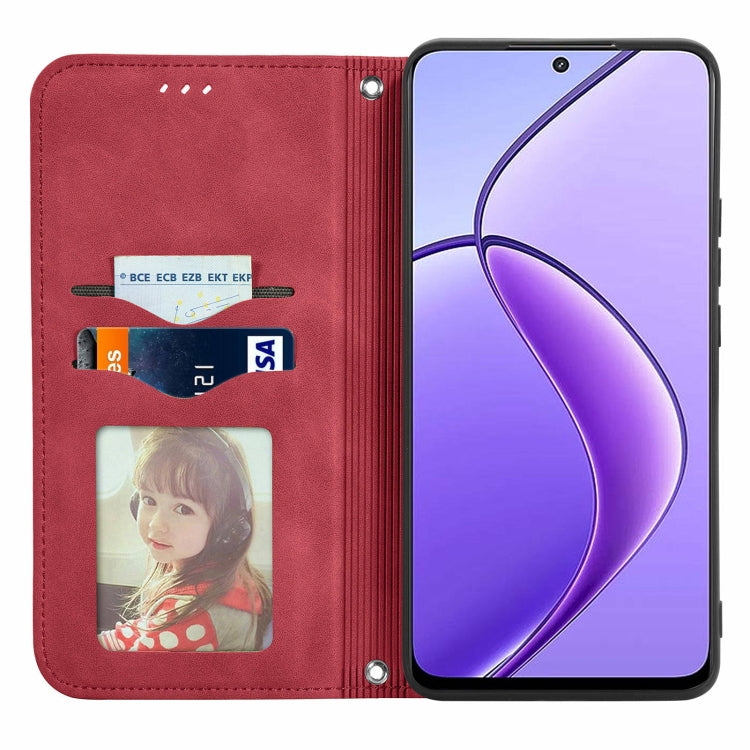 For Realme 13 Retro Skin Feel Magnetic Flip Leather Phone Case