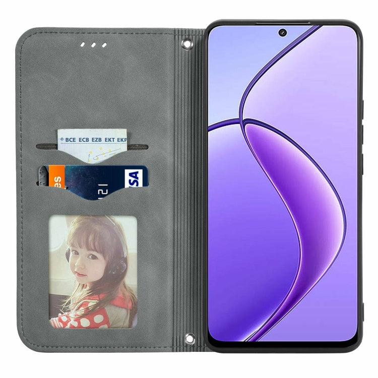 For Realme 13 Retro Skin Feel Magnetic Flip Leather Phone Case
