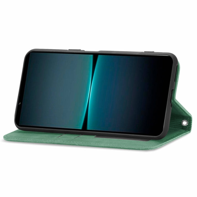 For Sony Xperia 1 IV Retro Skin Feel Magnetic Flip Leather Phone Case