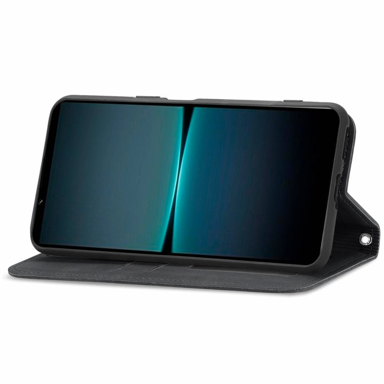 For Sony Xperia 1 IV Retro Skin Feel Magnetic Flip Leather Phone Case