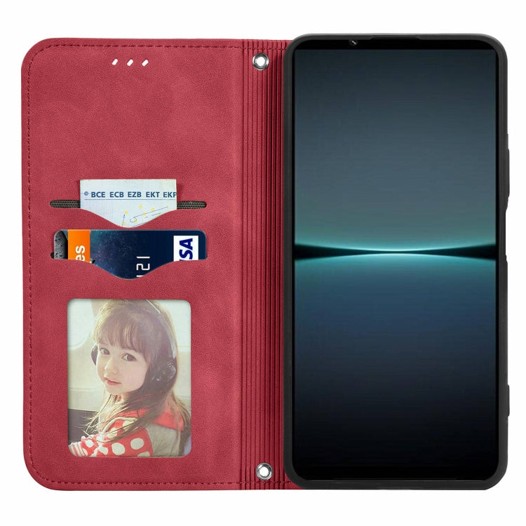 For Sony Xperia 1 IV Retro Skin Feel Magnetic Flip Leather Phone Case