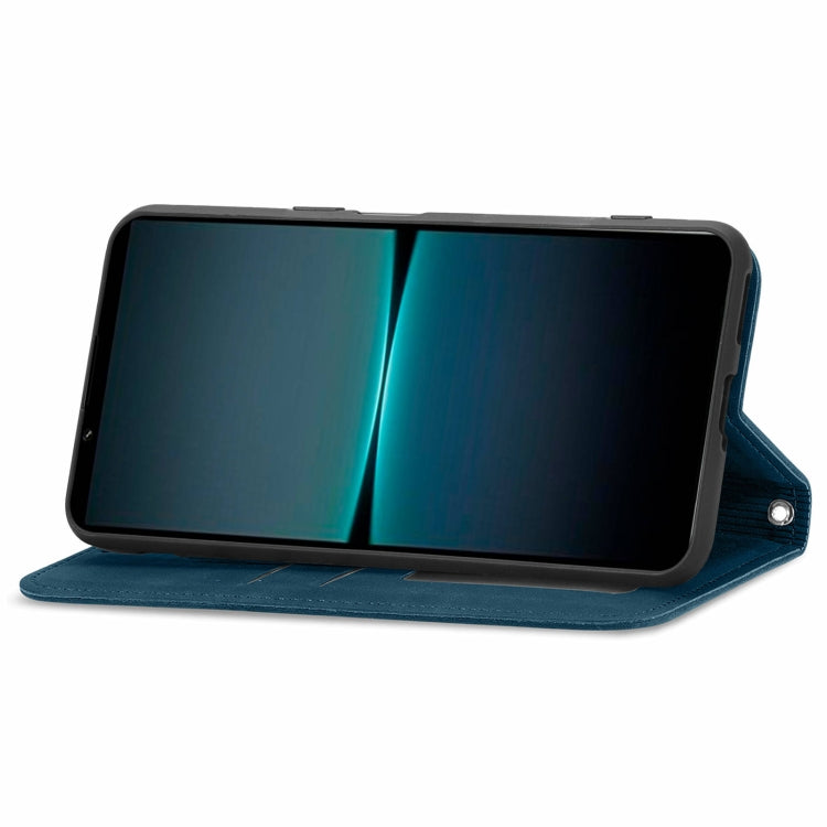 For Sony Xperia 1 IV Retro Skin Feel Magnetic Flip Leather Phone Case