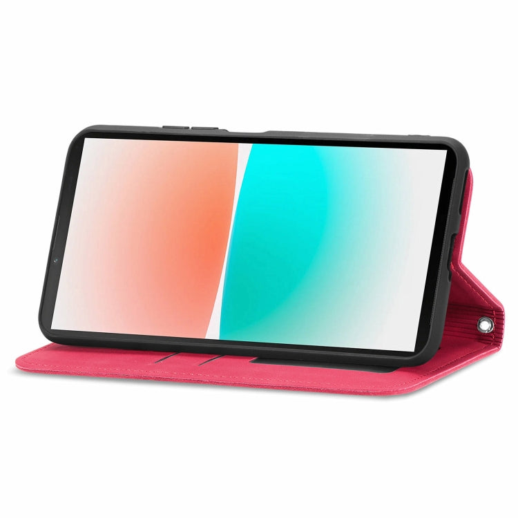 For Sony Xperia 10 V Retro Skin Feel Magnetic Flip Leather Phone Case