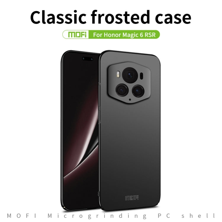 For Honor Magic6 RSR MOFI Frosted PC Ultra-thin Hard Phone Case