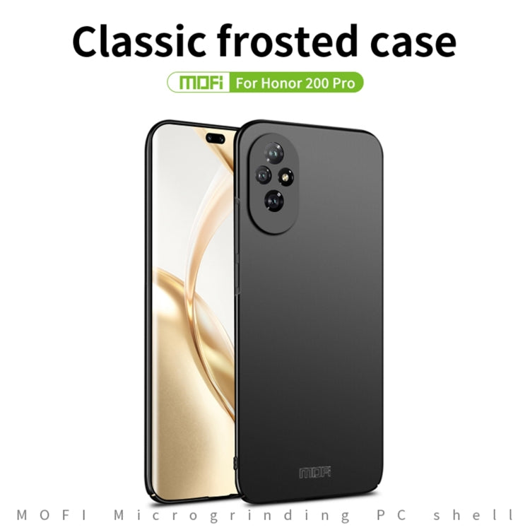 For Honor 200 Pro MOFI Frosted PC Ultra-thin Hard Phone Case