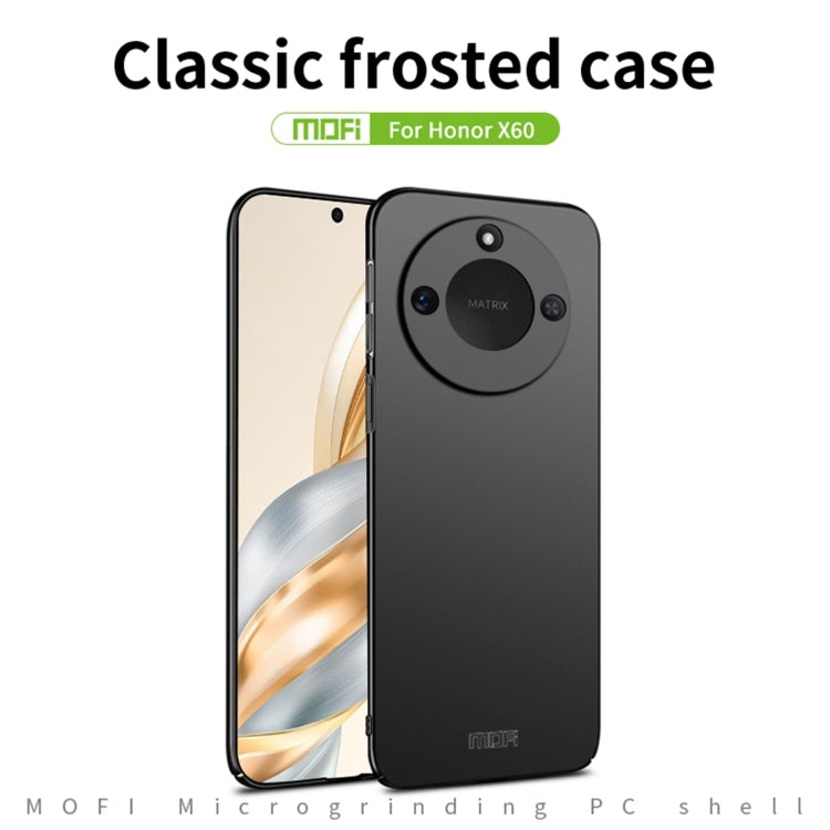 For Honor X60 MOFI Frosted PC Ultra-thin Hard Phone Case