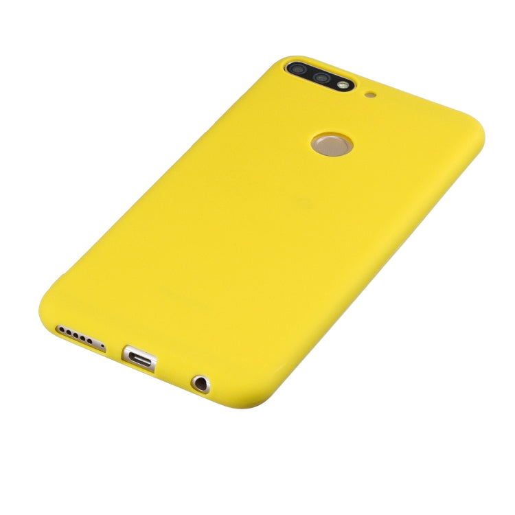 Frosted Solid Color TPU Protective Case for Huawei Y7 Prime 2018/Honor7C
