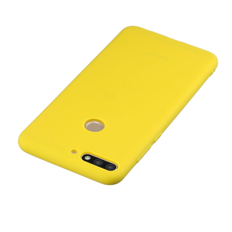 Frosted Solid Color TPU Protective Case for Huawei Y7 Prime 2018/Honor7C
