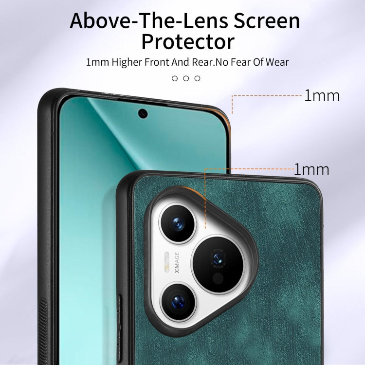 For Huawei Pura 70 Pro Retro Skin-feel Ring Card Wallet Phone Case